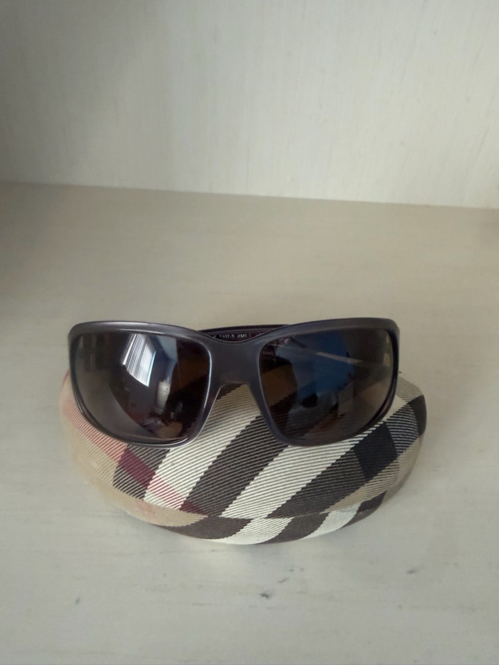 Burberry Translucent Brown Frame Sunglasses